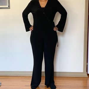 Black lightweight jumpsuit